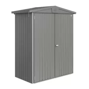 Image of Biohort Europa Size 1 Metal Shed 6' x 3' - Quartz Grey