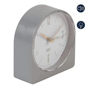 Image of Plastic Arched Alarm Clock - Grey