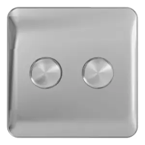 Image of Schneider LSD Dimmer Switch 2G 2W 250W Polished Chrome - GGBL6022CPCS