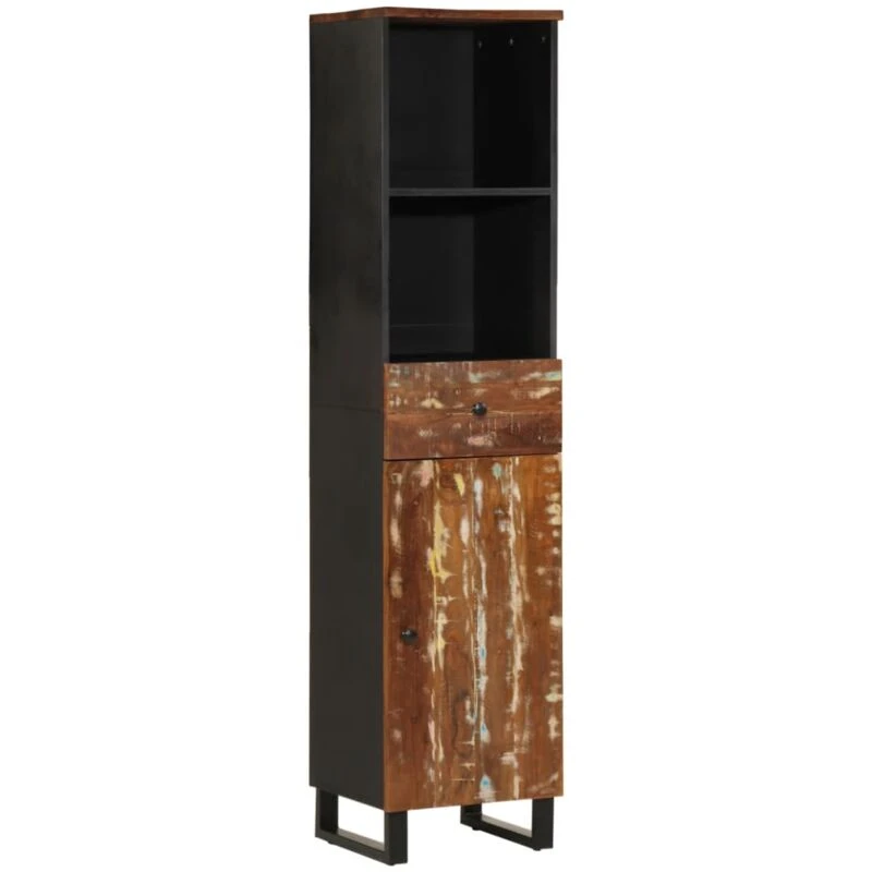 Image of VIDAXL Vidaxl - Bathroom Cabinet 38x33x160cm Solid Wood Reclaimed 8720845725037