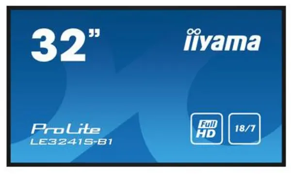 Image of iiyama LE3241S-B1 Signage Display Digital signage flat panel 80cm (31.5") 350 cd/m Full HD Black 18/7
