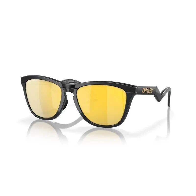 Image of Polarized glass sunglasses Oakley Frogskins Hybrid Jaune Unisex L