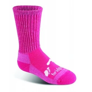 Image of Bridgedale Woolfusion Trekker Junior Sock Pink Extra Large