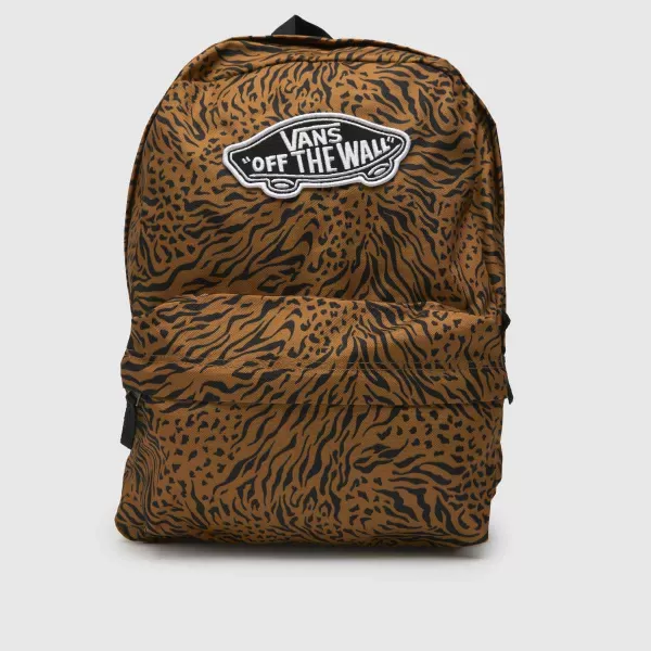 Image of Vans brown & Black realm backpack