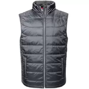 Image of Russell Mens Nano Padded Bodywarmer (L) (Iron)