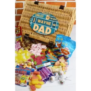 Image of Personalised Best Dad Retro Sweet Hamper