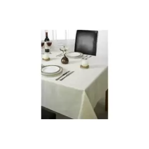 Image of Emma Barclay Chequers Tablecloth, Cream, 60 x 84 Inch