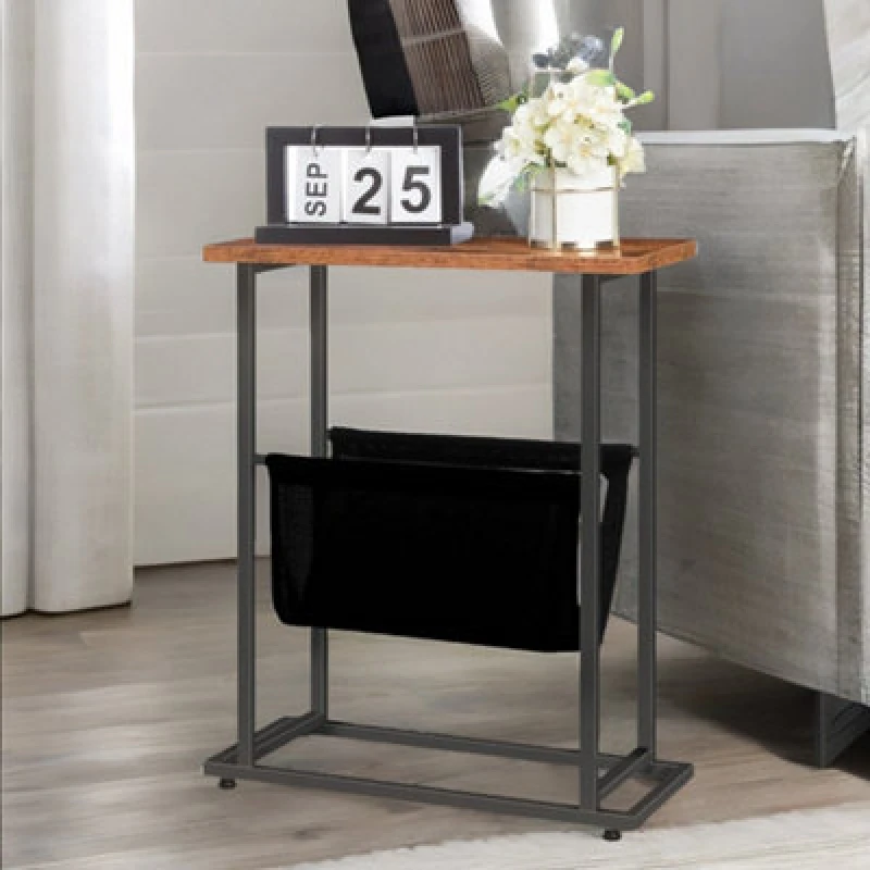 Image of Rafaelo Mobilia Bedside Table With Magazine Holder Sling