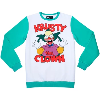 Image of Cakeworthy x The Simpsons - Krusty The Clown Crewneck Sweatshirt - L
