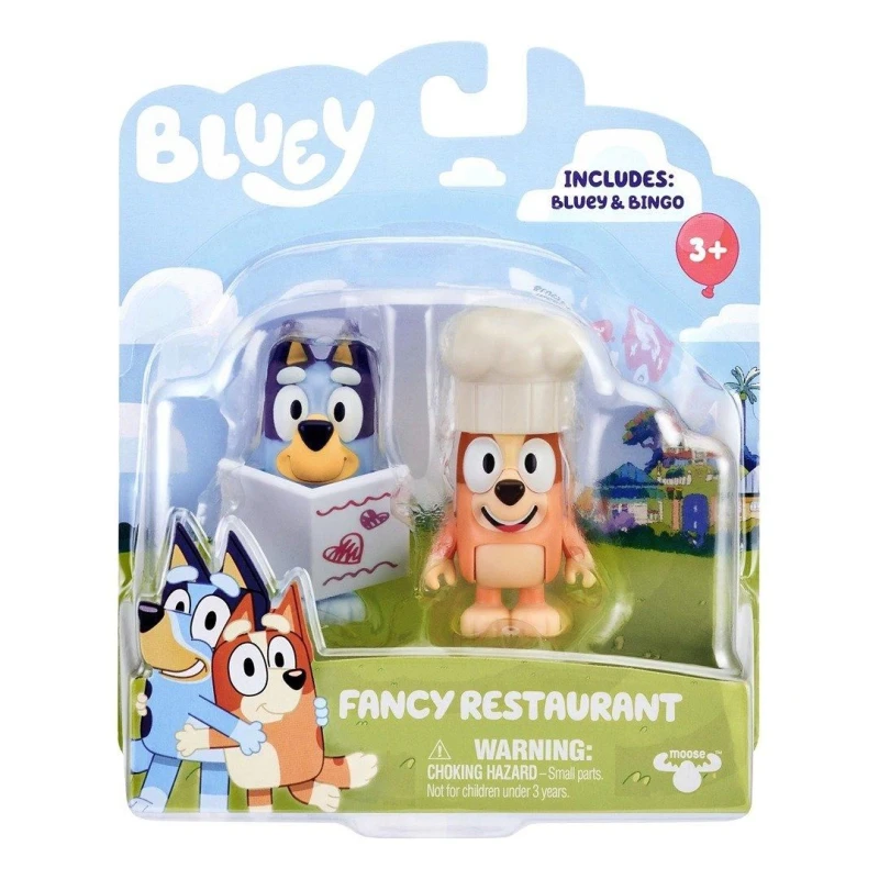 Image of Bluey Figure 2 Pack (One at Random) Multi unisex