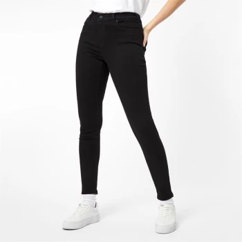Image of Jack Wills Fernham Mid Rise Skinny Jeans - Black
