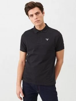 Image of Barbour Sports Polo Shirt - Black, Size S, Men