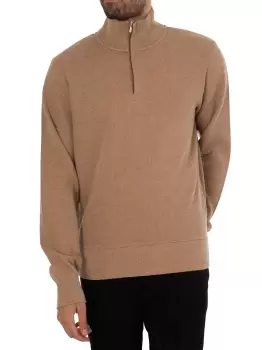 Image of Sacker Rib Half Zip Knit