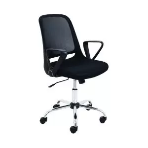 Image of Jemini Billow Task Chair 610x275x570mm Mesh Back Black KF90929 KF90929