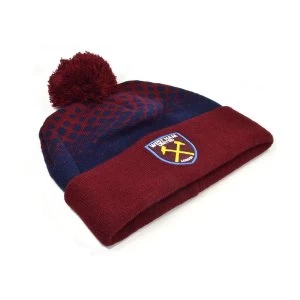 Image of West Ham United Fade Design Bobble Hat
