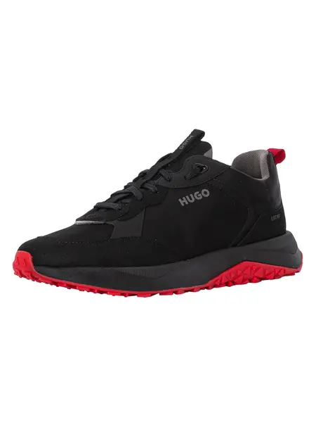 Image of HUGO Kane Runner Trainers Black 8 UK