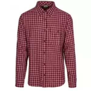 Image of Trespass Mens Participate Shirt (S) (Prune Check)