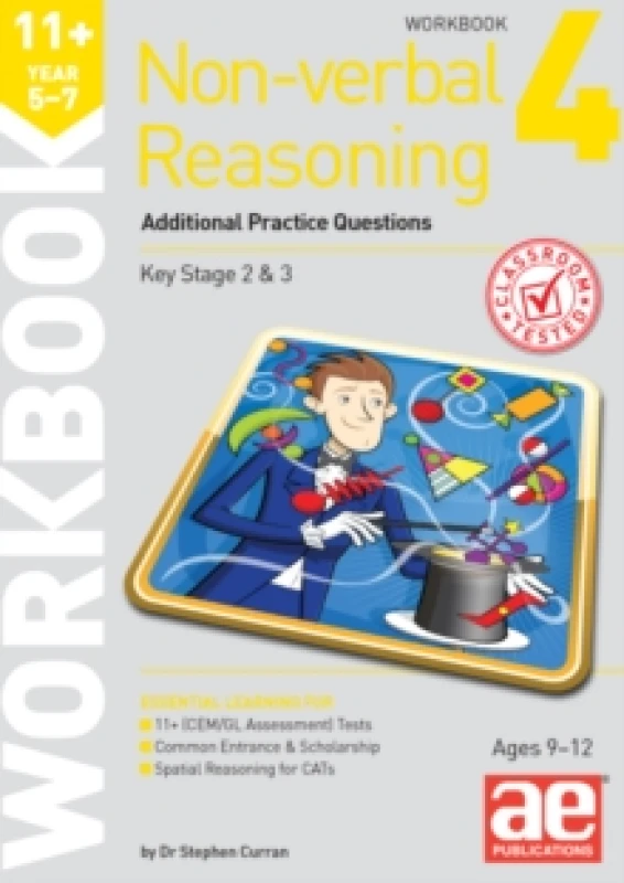 Image of 11+ Non-verbal Reasoning Year 5-7 Workbook 4 : Additional Practice Questions Paperback / softback