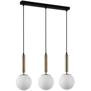 Image of Italux Lighting - Italux Ravena Modern 3 Light Bar Pendant Ceiling Light, E27