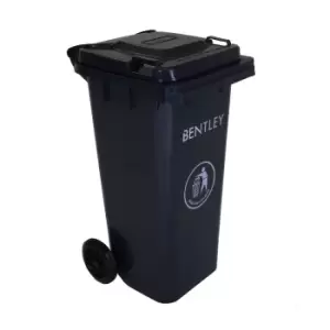 Image of Charles Bentley 120 Litre Wheelie Bin - Black