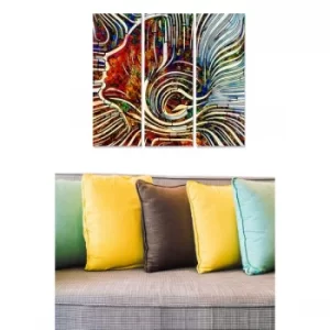 Image of MDF1264764154 Multicolor Decorative MDF Painting (3 Pieces)