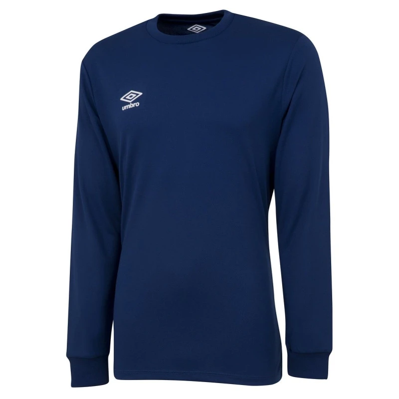 Image of Umbro Umbro Men Club Long-Sleeved Jersey in Navy Size: Small Navy S Male 5063107688446