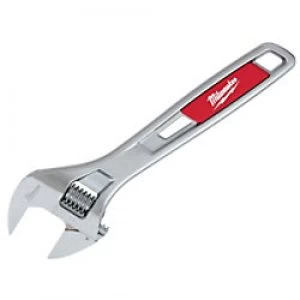 Image of Milwaukee 48227408 Adjustable Wrench Ergnomic Chrome Plated