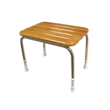 Image of Wooden Shower Stool - AKW
