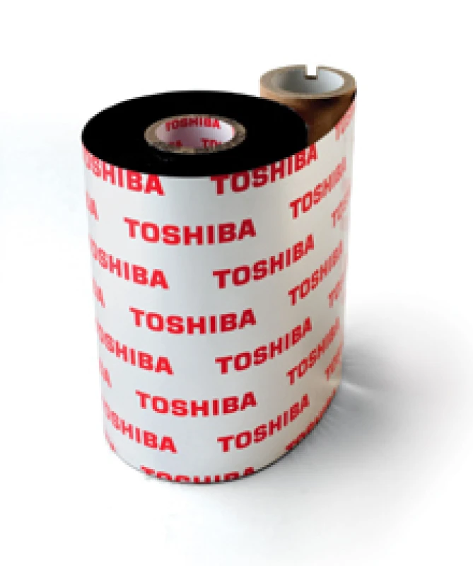Image of Toshiba BX760068AG2 Thermal-transfer roll Black wax resin 68mm x 600m