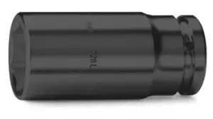 Image of Beta Tools 728L 3/4" Square Drive Long/Deep Impact Socket 22mm 007280322