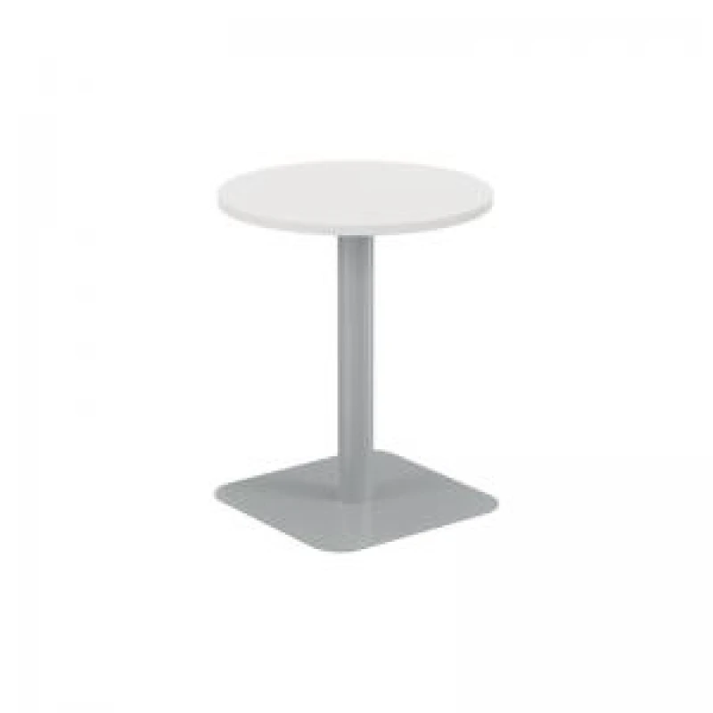 Image of Jemini Origin 600mm Mid Table White/Silver KF800209