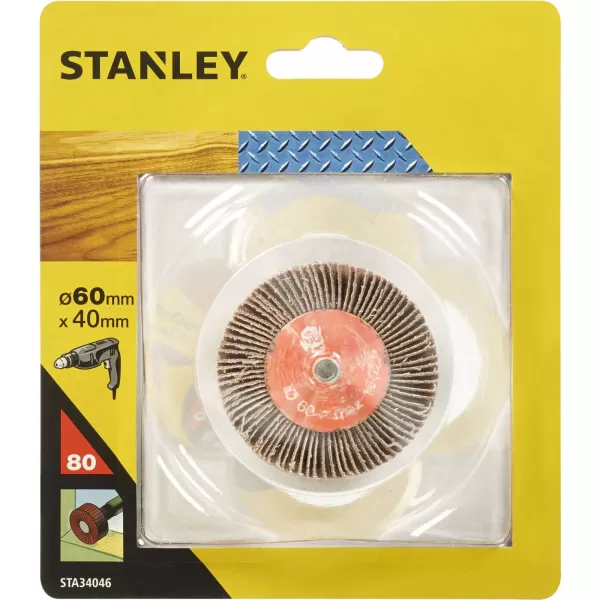 Image of Stanley 60mm Flap Wheel 80G - STA34046-XJ