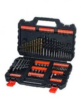 Image of Black & Decker Black+Decker 109Pc Drill Bit Set