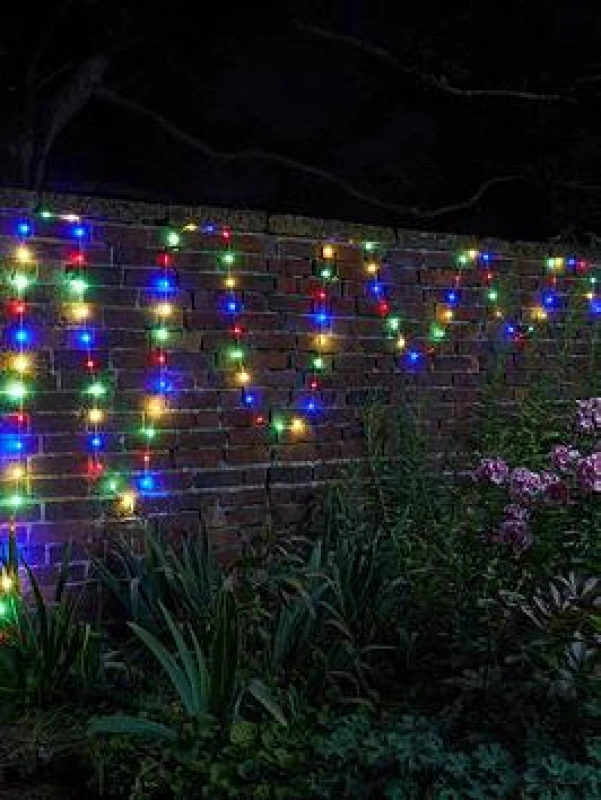 Image of Smart Solar SuperBright Smart String Lights 200 LED Multi Coloured, Multi 1006017