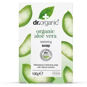 Image of Dr Organic Aloe Vera Soap