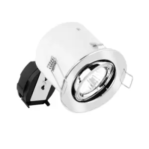Image of Aurora Adjustable IP20 GU10 Non-Integrated Downlight Polished Chrome- AU-DLM902PC