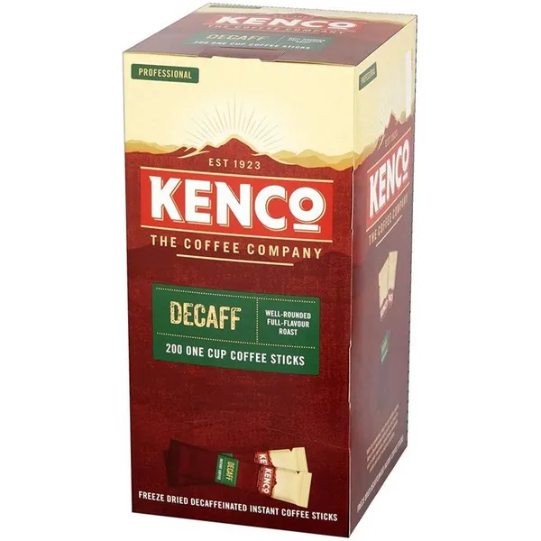 Image of Kenco Decaff Freeze Dried Coffee 200 Sticks