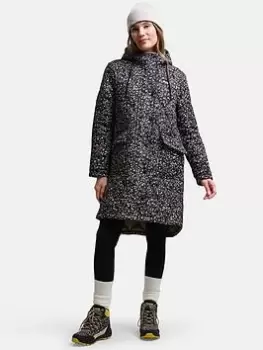 Image of Regatta Orla Mid Length Quilt, Black, Size 12, Women