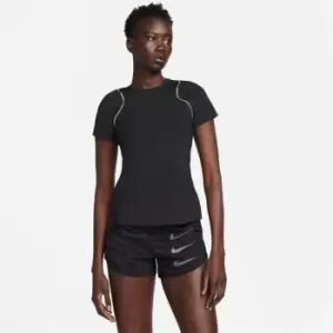 Image of Nike Dri-FIT Run Division Womens Short Sleeve Top - Black