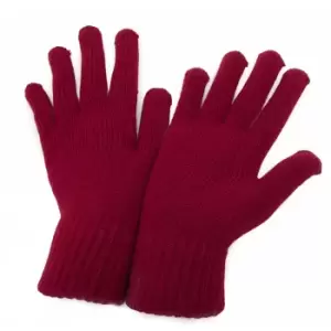 Image of CLEARANCE - Womens/Ladies Winter Gloves (One Size) (Red)