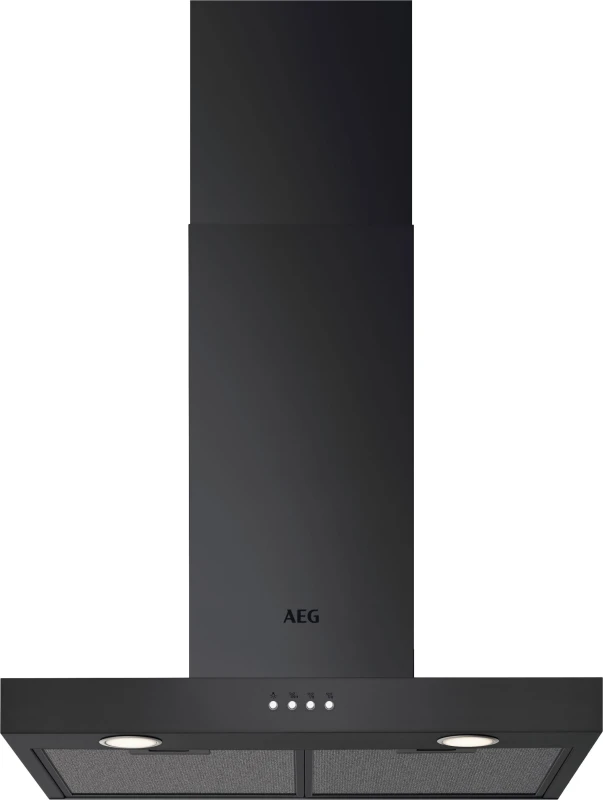 Image of AEG 6000 ExtractionTech DBX3651R 60cm Chimney Cooker Hood - Black