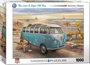 Image of Eurographics The Love & Hope VW Bus Jigsaw Puzzle - EG60005310