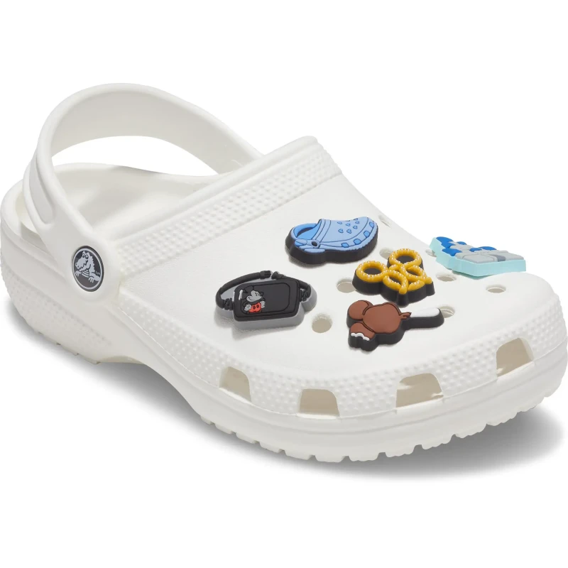 Image of Crocs Jibbitz Crocs DTP Icons (x5) Multicolore Unisex TU