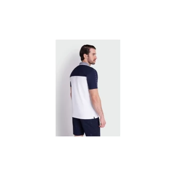 Image of Calvin Klein Trevino Polo Wht-Nvy - L Size: Large