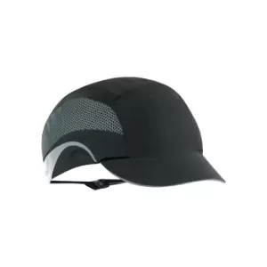 Image of AAF000-001-100 Black Aerolite 5cm Peaked Hard Cap