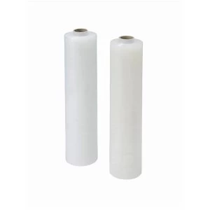 Image of Stretch Film Roll 400mm x 300m 34 Micron Clear Pack of 6