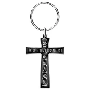 Image of Black Sabbath - Cross Keychain