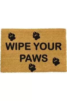 Image of Wipe Your Paws Doormat - Regular 60x40cm