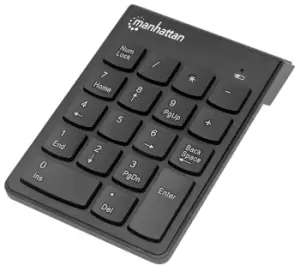 Image of Manhattan Numeric Keypad, Wireless (2.4GHz), USB-A Micro Receiver,...