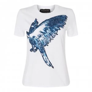 Image of Sportmax Code Giuliva Motif T Shirt - 008 Navy